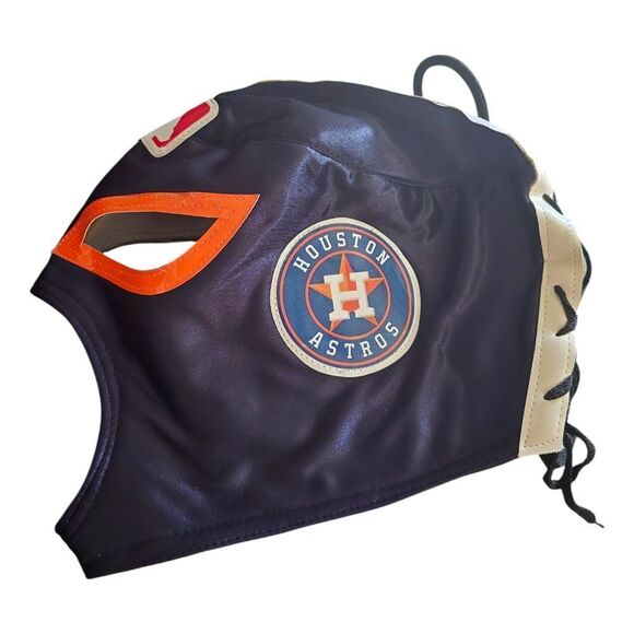 Houston Astros Luchador Fan Mask Lucha Libre Wrestling Grapple - Picture 4 of 5